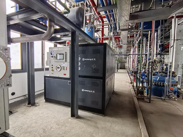 醫藥中間體生產蒸汽換熱反應釜TCU溫控系統